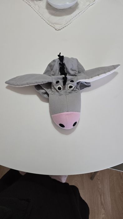 Disfarce de Carnaval cabeca de burro para criança