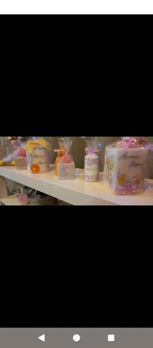 Velas de páscoa personalizadas