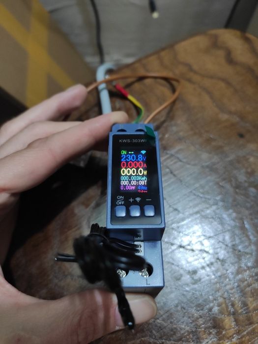 Розумне реле WiFi 40А з енергомонітором та захистом DIN-рейка