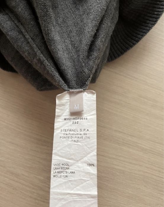 Sweter Stefanel 100% wełna, rozmiar M