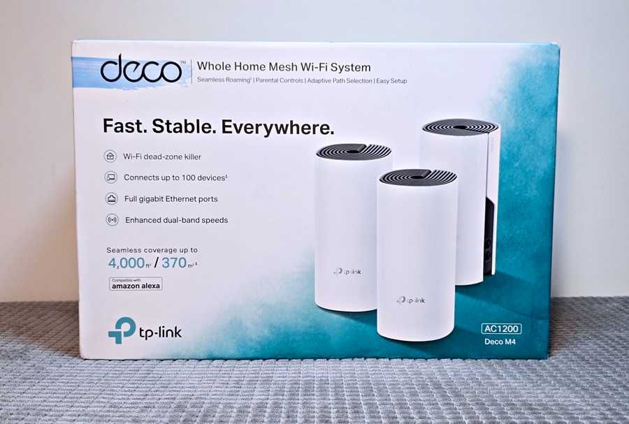 3x TP-Link Deco M4R Wifi Mesh (Caixa)
