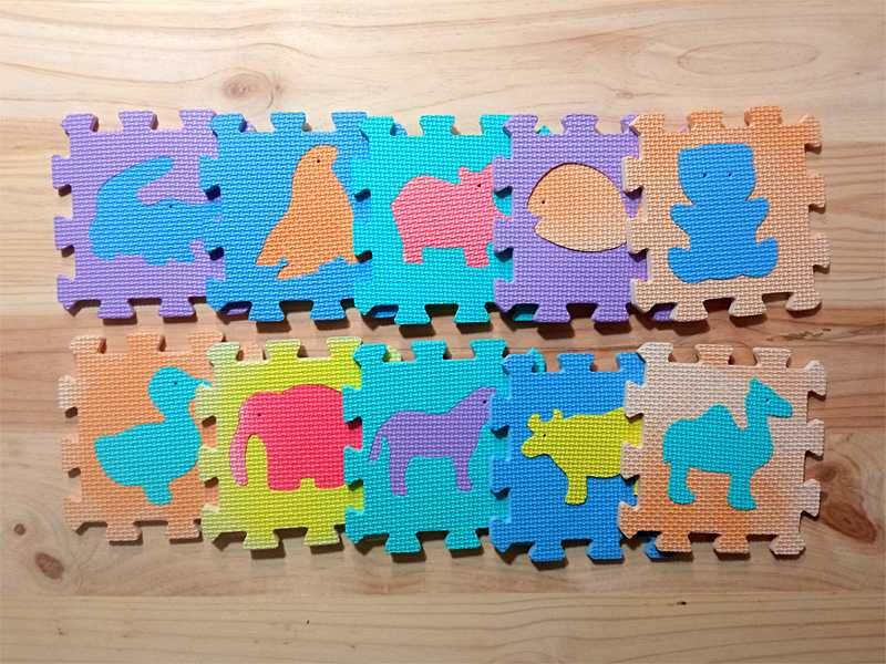 Puzzle de Espuma - 10 Peças