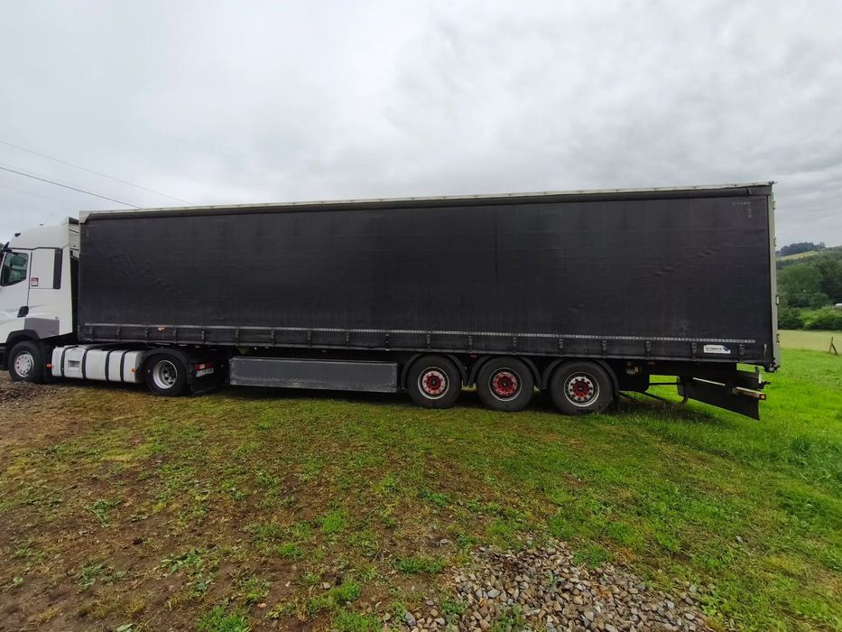 Schmitz Cargobull S01  Schmitz Cargobull Firana Std 2010 stan b dobry paleciara podnoszona oś