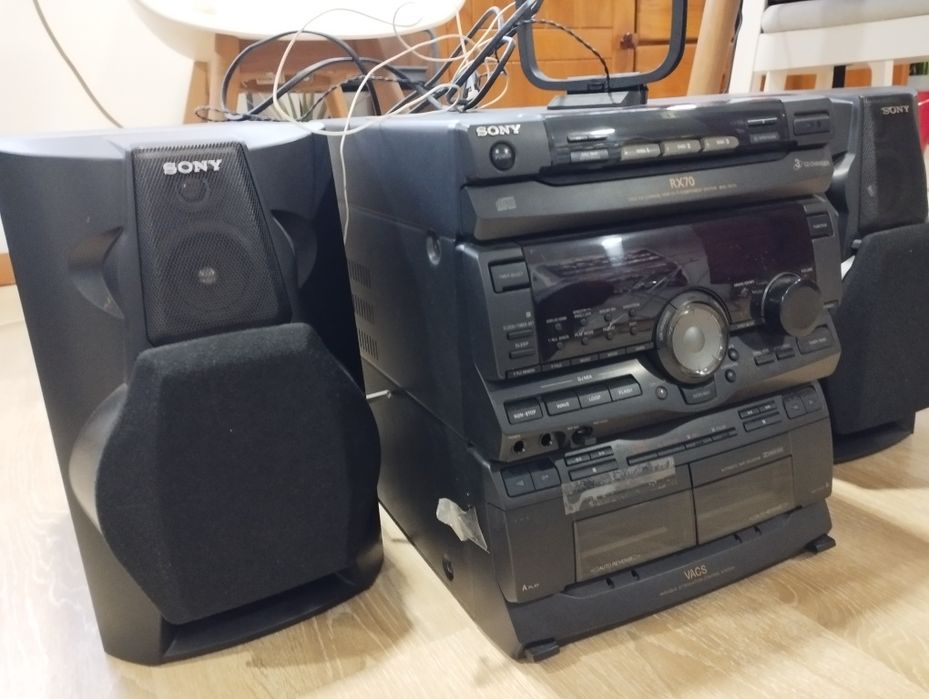 Sony RX Som Completo com Colunas + Comando