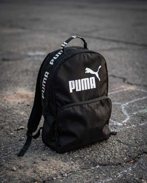 Рюкзак Puma чорний міський - легкий, міцний для навчання і поїздок