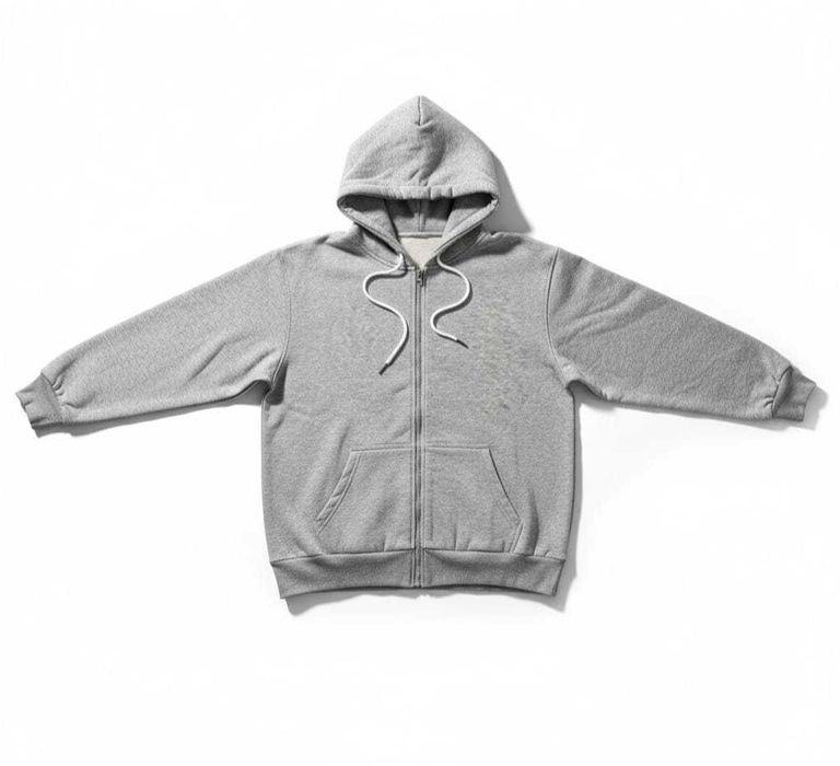 Bluza typu kapturek z suwakiem, bawełna 100% (wzór unisex) ( M )