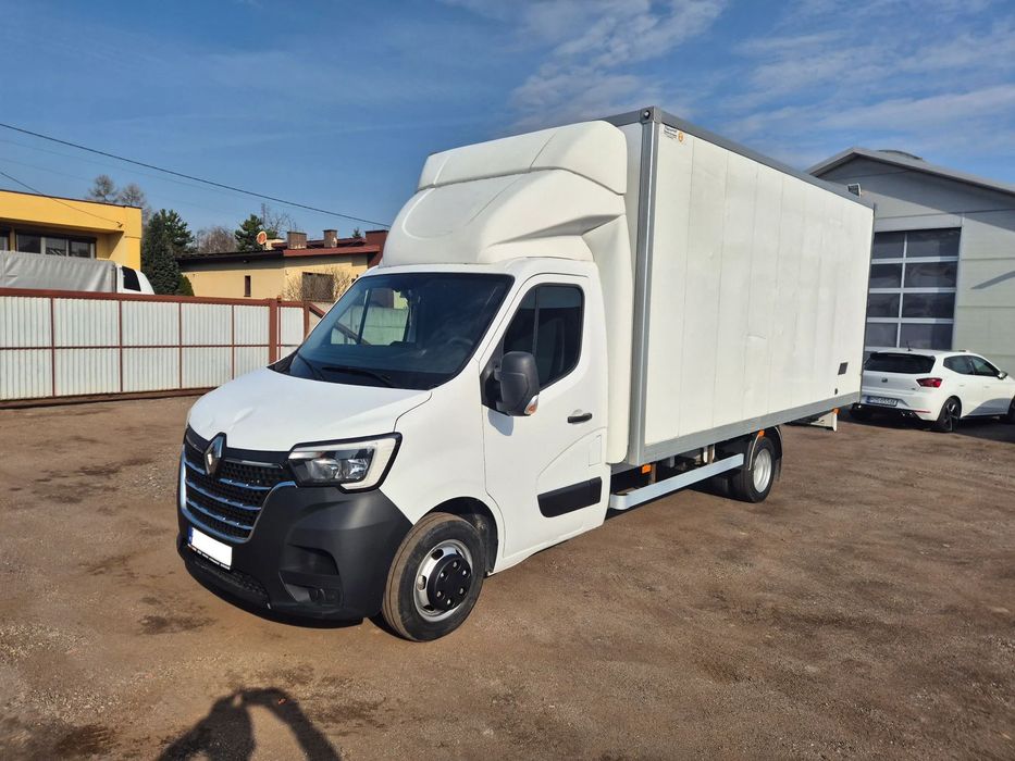 Renault MASTER KONTENER 5,3M BLIZNIAK 5T/3,5T 2.3 165KM 10EP KLIMATYZACJA SALON PL BEZWYPADKOWY 50C18 PLANDEKA