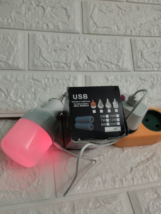 Светодиодная лампа-фонарь 5w.