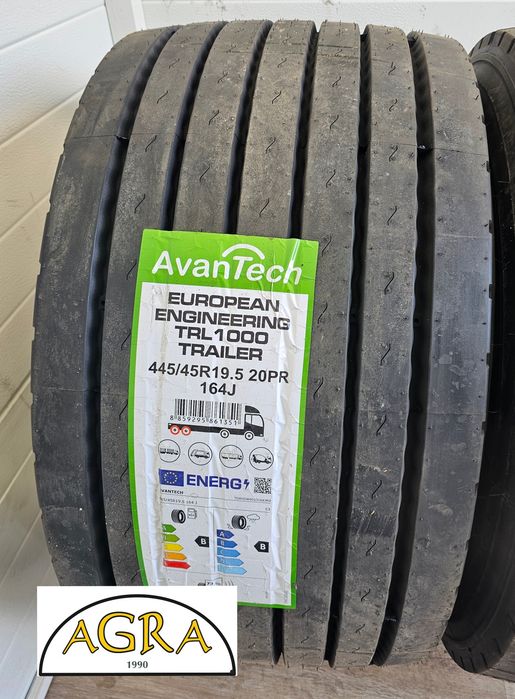 445/45R19.5 (970netto) AVANTECH opona nowa naczepa mega mocna