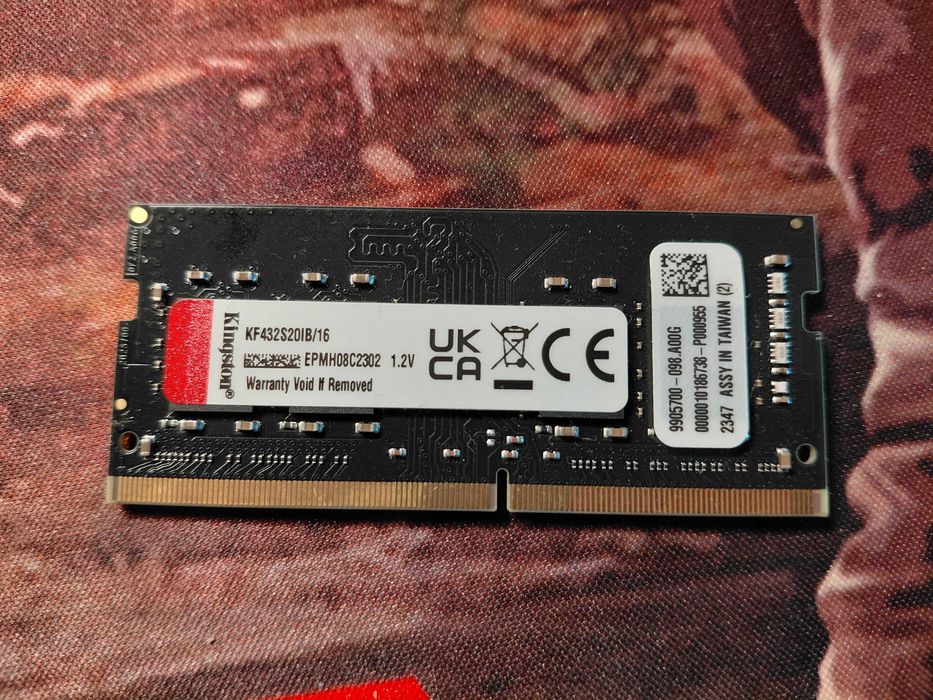 Kingston Fury Impact DDR4 16Gb SO-DIMM 3200