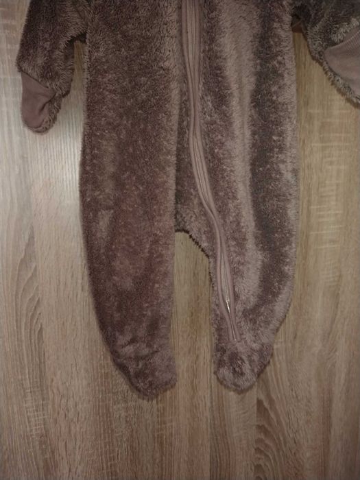 Комбинезон с капюшоном, "человечек" H&M для мальчика 66см 2 - 4 месяца