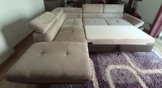Sofá chaise long 2,65x2,30m