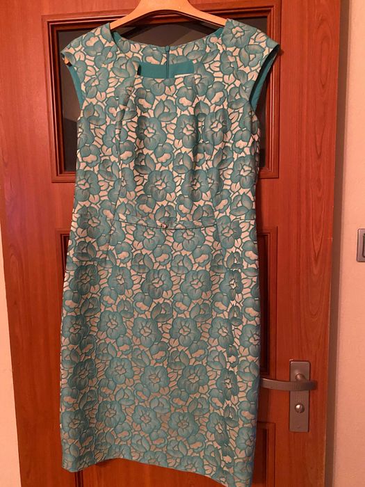 Sukienka zielono szara