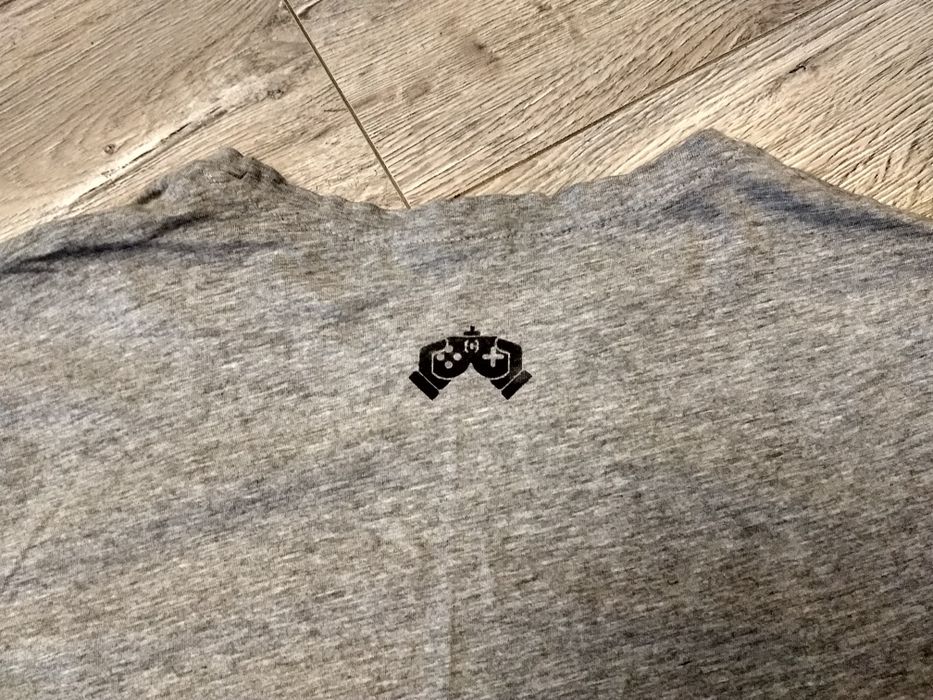 PROMOCJA Męska koszulka t-shirt z napisem "Bedę grał w grę" r.S