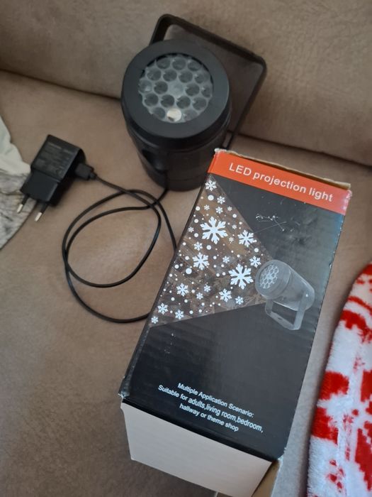 Projektor płatki śniegu