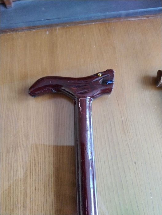 Laska drewniana 2szt