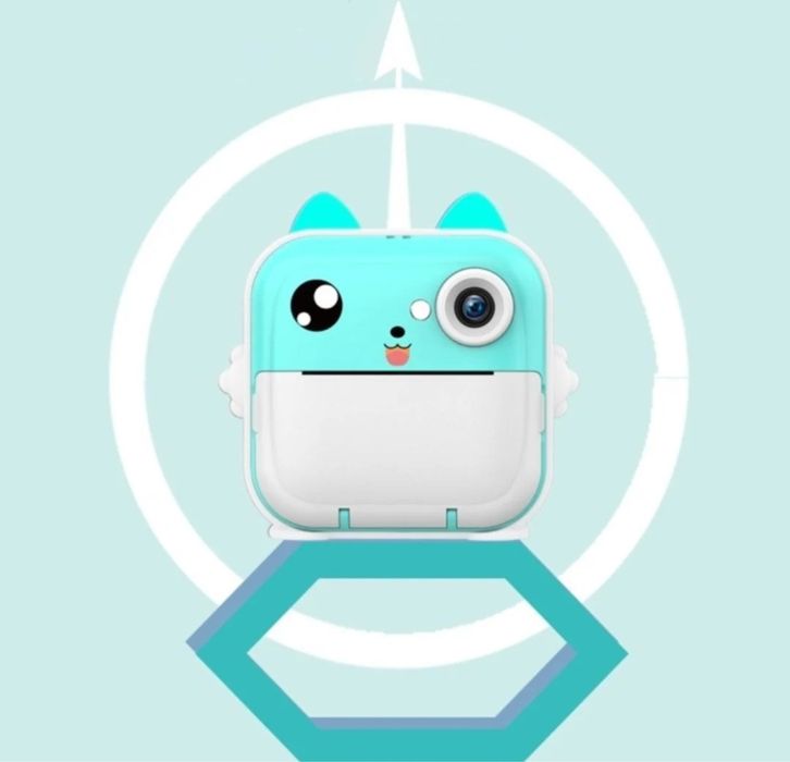 Aparat Drukujący Zdjęcia Natychmiastowy Drukarka Termicza Drukuś Rolki