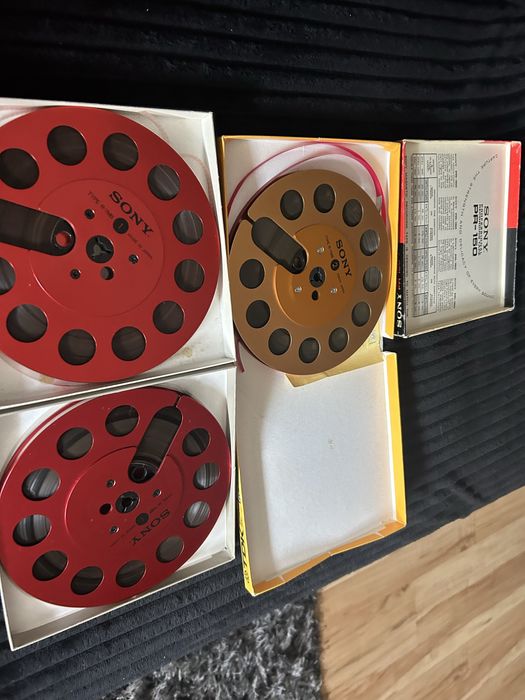Szpule Magnetofonowe Sony 18cm Red/Gold/Polecam/Wys!