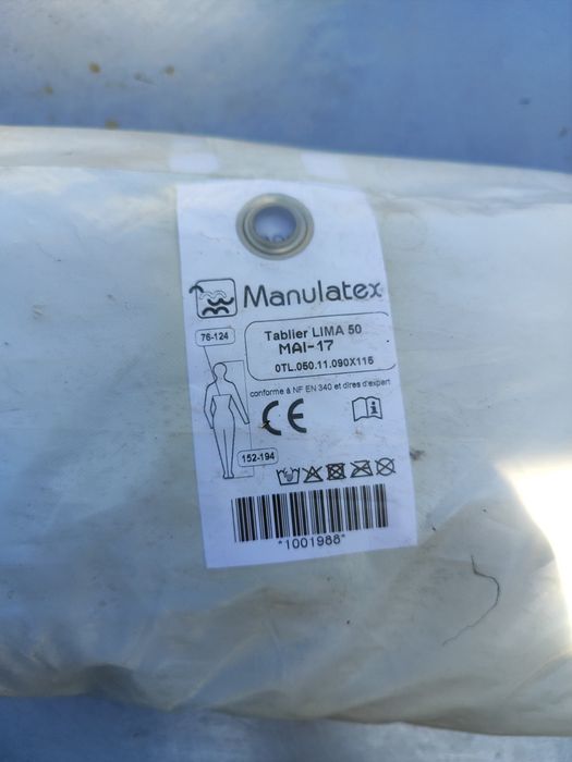 Кольчужный фартук Niroflex. Фартук нитриловый LIMA 50