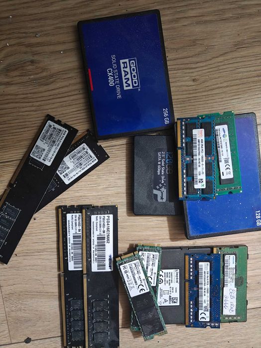 Оперативна пам'ять, SSD та процесори, DDR4 8/16/32GB, DDR3, DDR2