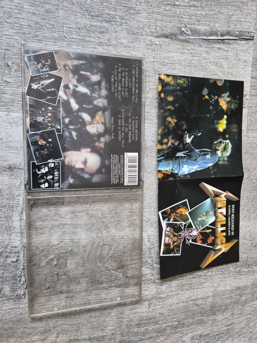 Pudełko na plyta cd zespołu Metallica