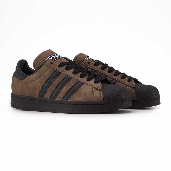 Кросівки Adidas Superstar Brown/Black premium