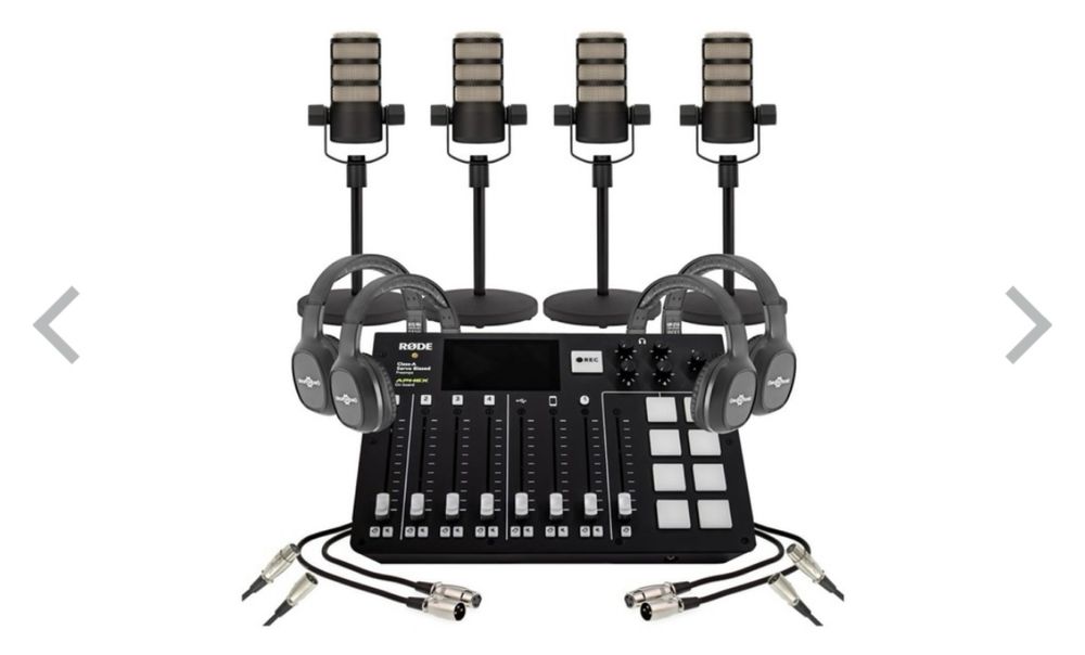 Rodecaster pro podcast equipment