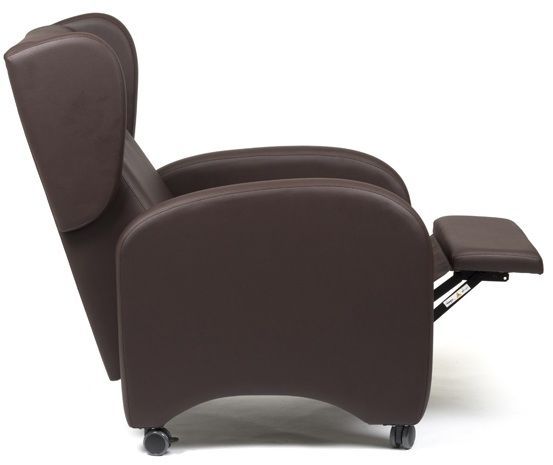 Cadeirão Relax Manual Geriátrico Revestido pele sintética lavável Novo