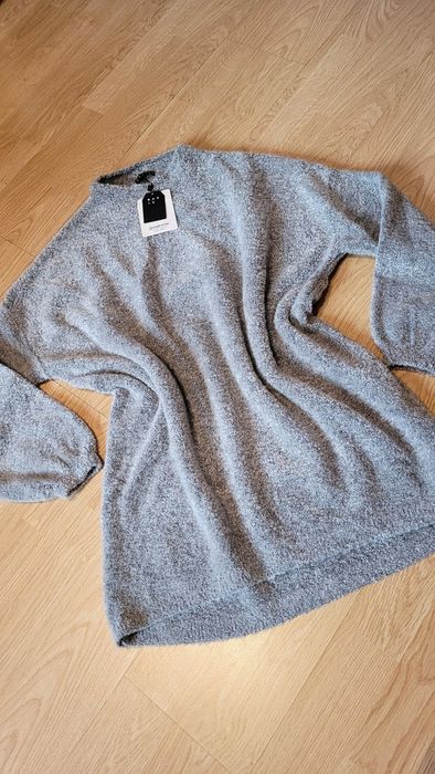 Stradivarius nowy szary sweter r. L