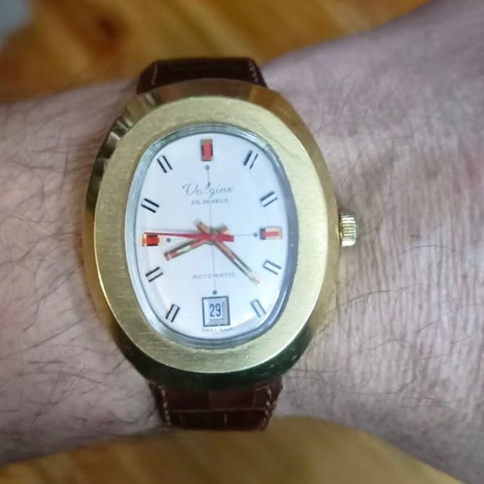 Zegarek vintage Valgine Automatic, ETA 2783 35mm działa
