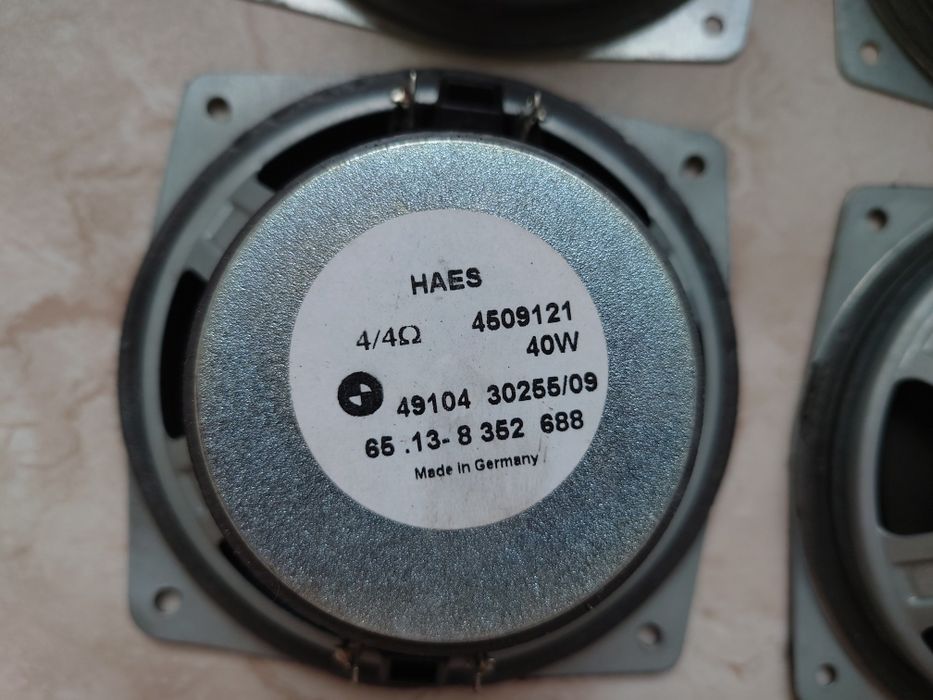 BMW  Е34 40 ват Е39 саундвуфер E60 F10 Динамики Акустика Harman Kardon