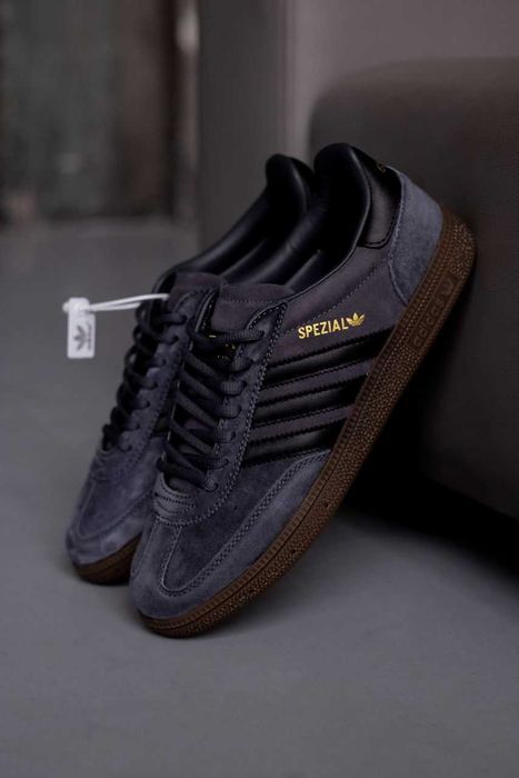 Мужские кроссовки Adidas HandBall Spezial Grey Premium. 41-45
