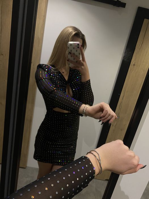 Sukienka | mozliwość regulacji dlugości | elastyczny materiał