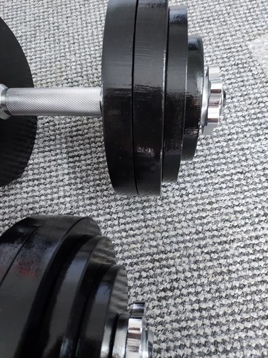 Hantle skrecane 2x30kg gryfik 350x28mm wysylka