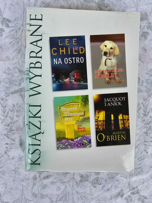 Książki wybrane: L. Child, J. Grogan, Jill Marie Landis, M. O'brien