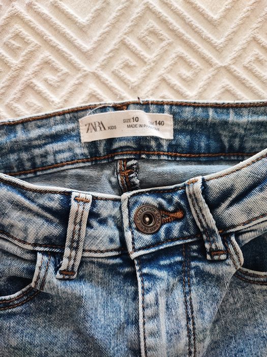 Calças de ganga- preta e azul