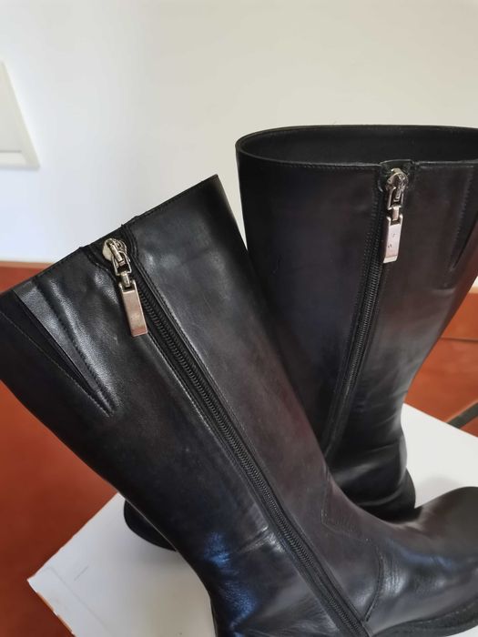 Botas para mulher todas em pele - Infanta Made in Portugal