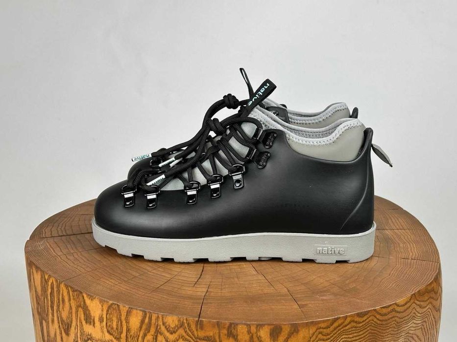 Черевики зимові Native Fleece Black/Grey premium