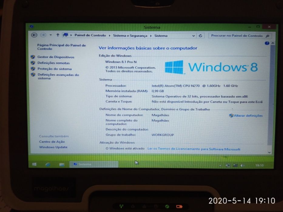 Peças Portátil Magalhães
