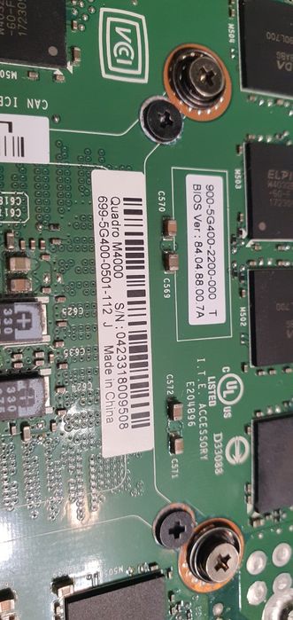 Karta graficzna quatro m4000 8gb