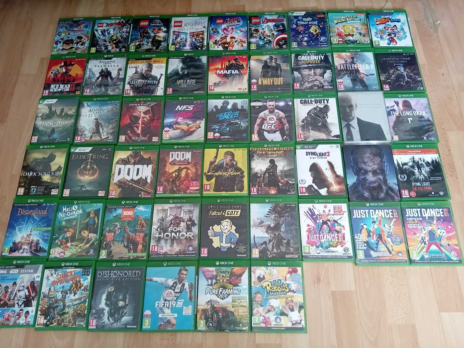 gry xbox one dla dzieci i niw tylko-auper stan