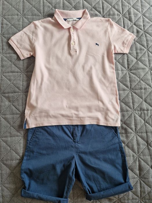Komplet polo i szorty H&M r. 140