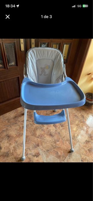 Cadeira de refeição da chicco em bom estado