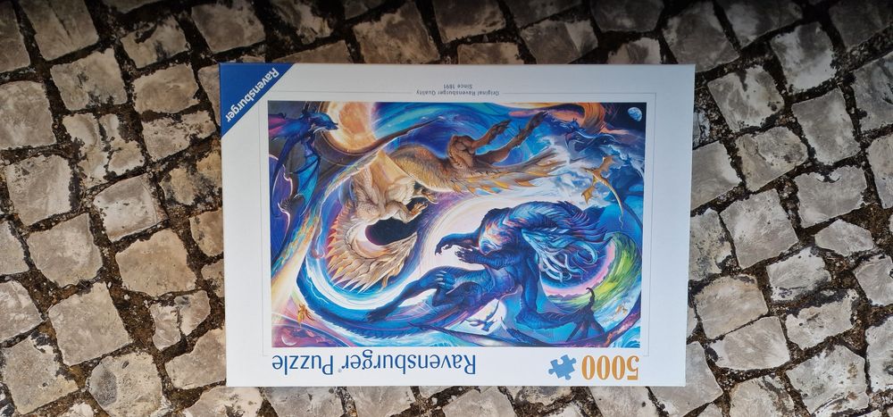 Puzzle Ravensburguer Dragões  Dia e Noite 5000 peças SELADO