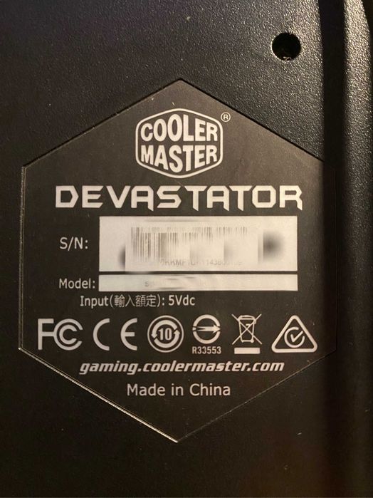 Teclado gaming CoolerMaster Devastator