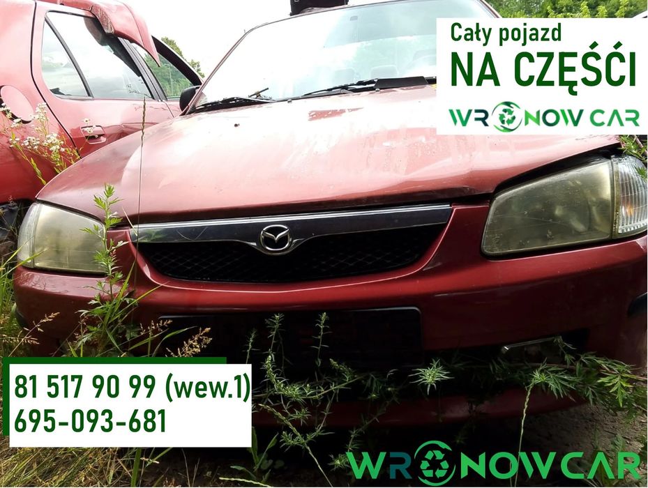 Mazda 323 (98-01r.) 1.5B 88KM. Silnik ZL05 ; ZL06 Skrzynia. Cały na części. GWARANCJA !!! Przód Tył Zestaw Komplet Drzwi Klapa Zderzak Błotnik Maska Grill Atrapa Szyba Pas Lampa Lusterko Boczki Fotel Kanapa Kokpit Deska Rozdzielcza Przełącznik Włącznik St