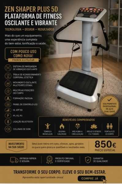 Plataforma vibratória Newgem medicalis profissional
