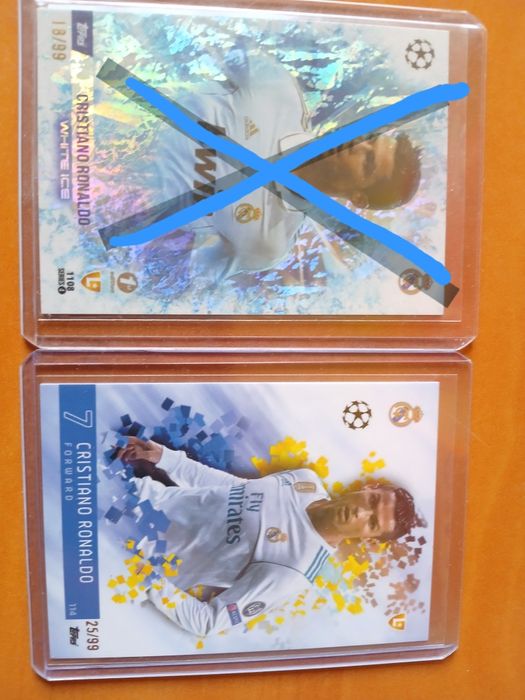 Cartas numeradas cristiano ronaldo