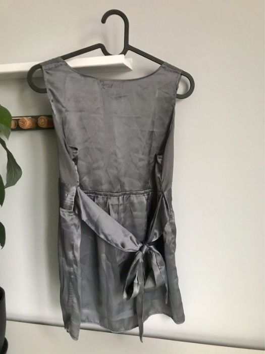 Top bluzka Orsay M satynowa kokarda