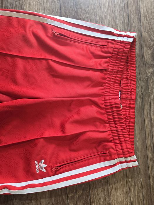 Spodnie dresowe dresy adidas XS 34 jak nowe czerwone